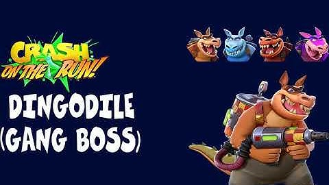Crash On The Run OST Dingodile Gang Boss