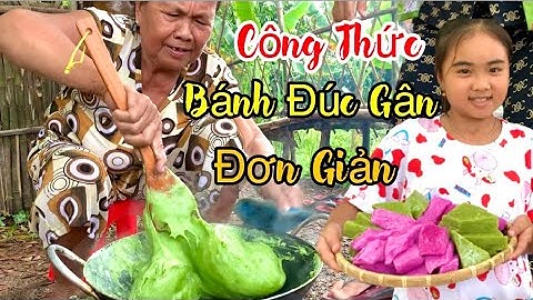 Công Thức Nội Khuấy "Bánh Đúc Gân" Màu Lá Dứa Lá Cẩm Rất Đơn Giản | Khói Chiều Miền Tây