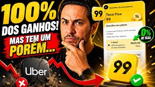 99 PROMETE GANHOS MAIORES: Taxa Zero e Mais 3 Novidades pra DERROTAR a Uber  