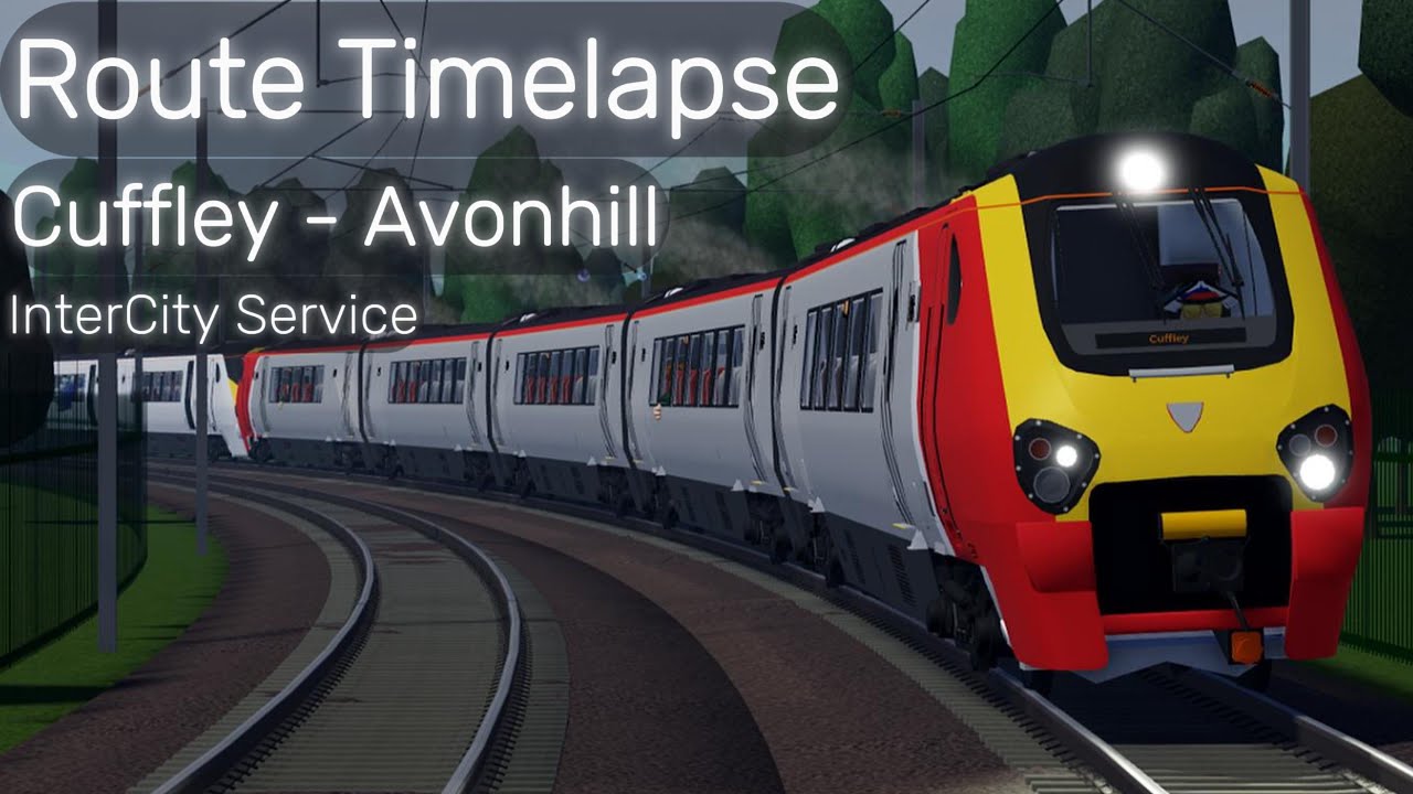 Route Timelapse | Avonhill - Cuffley | InterCity Service