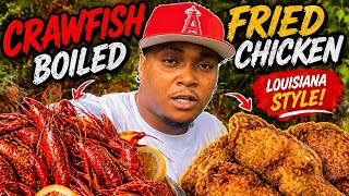 I dared myself to turn a crawfish boil into fried chicken. I regret nothing!