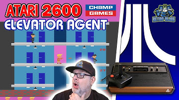 ATARI 2600 Homebrew - ELEVATOR AGENT by Champ Games! Let