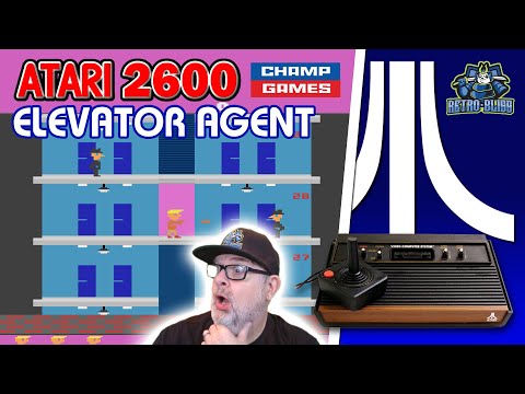 ATARI 2600 Homebrew - ELEVATOR ACTION! Lets Go!