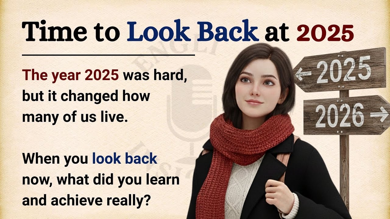 What Have You Achieved in 2025? | A Year of Growth & Challenges (B1 English) | Graded Reader Level 3