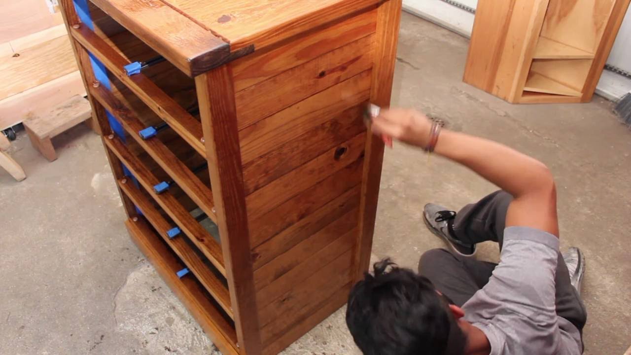 Refinishing A Chest Of Drawers Youtube