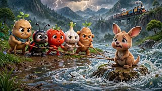 Information Baby Kangaroo Lost in a Flood 😢 Aloo & Friends Rescue Him | Emotional Family Reunion |Aalu Funza  Guide