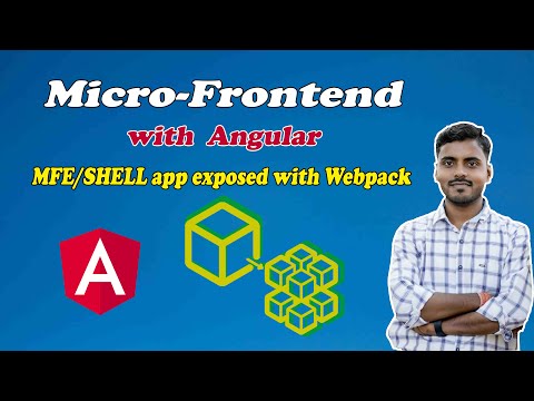 8. MFE/SHELL app exposed with Webpack's Module Federation | Mono Workspace | Microfrontend | Angular