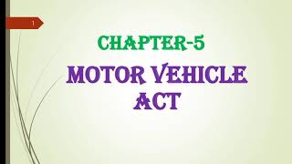 Transport Management & Laws- CH-5- Motor Vehicle Act, Part-1 screenshot 4