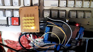 Raspberry PI led matrix test