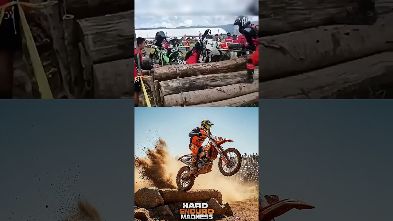 INSANE Hard Enduro Obstacle Course! | Extreme Dirt Bike Skills & Fails  #HardEnduro #ExtremeRace