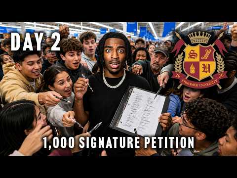 I GOT 1,000 STRANGERS SIGNATURE TO GET INTO KAI CENAT STREAMER UNIVERSITY 2