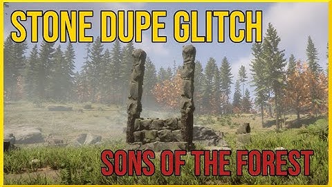 Sons of the forest Easy stone duplication glitch After Update 6 #sonsoftheforest #sotf #gaming