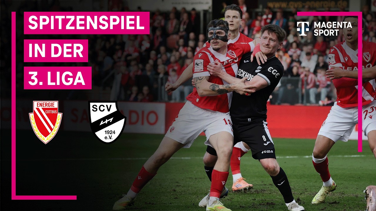 FC Energie Cottbus - SC Verl, Highlights mit Live-Kommentar | 3. Liga | MAGENTA SPORT