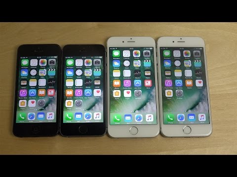 iPhone 6S vs. iPhone 6 vs. iPhone 5S vs. iPhone 5 - iOS 10 Beta 1 - Benchmark Test!