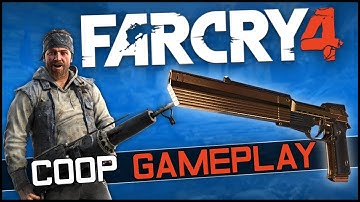 Far Cry 4 Coop Gameplay - Part 1 - Helicopter, A.J.M 9 Gun & Free Roam! - (FC4 Multiplayer Gameplay)