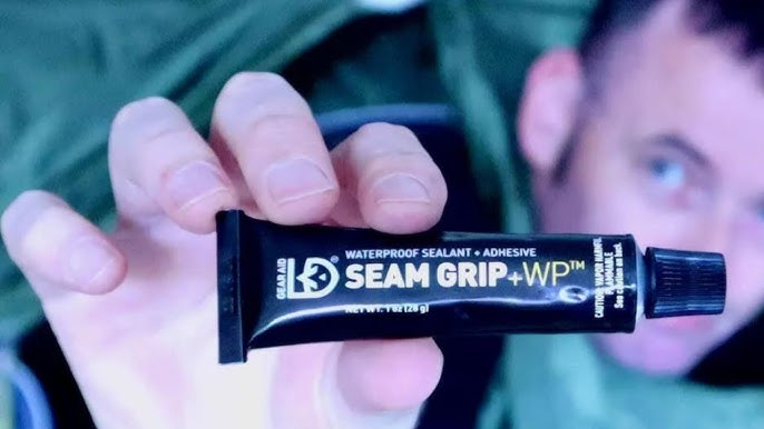 Gear Aid Seam Grip + Sil is the seam sealant you will need to use