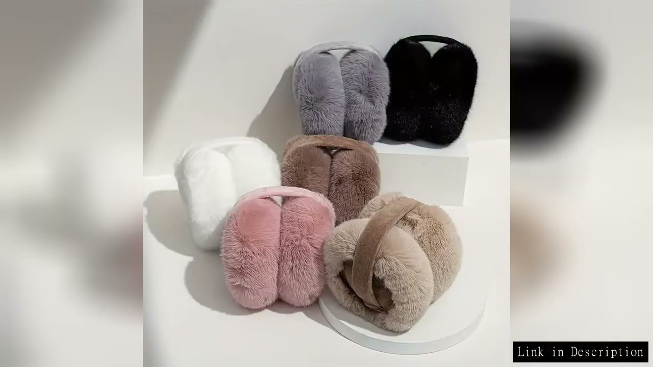 Solid Soft Plush Ear Keep Warmer Winter Earmuffs for Women Men Fashion Outdoor Earflap Protection Ea
