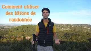 Comment bien utiliser vos bâtons de randonnée