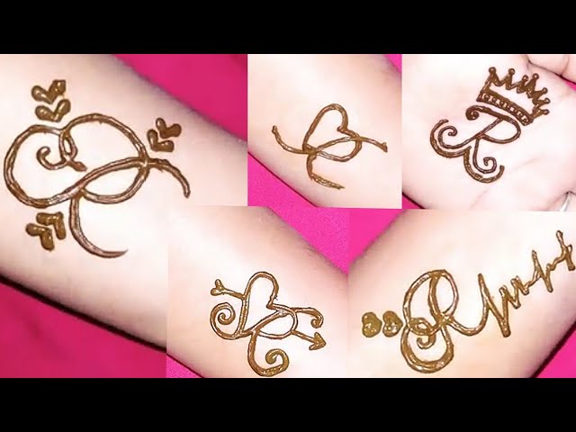 Discover more than 77 a letter tattoo mehndi design  thtantai2