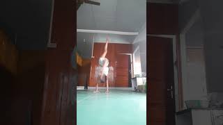 Front Walkover And Leg Hold