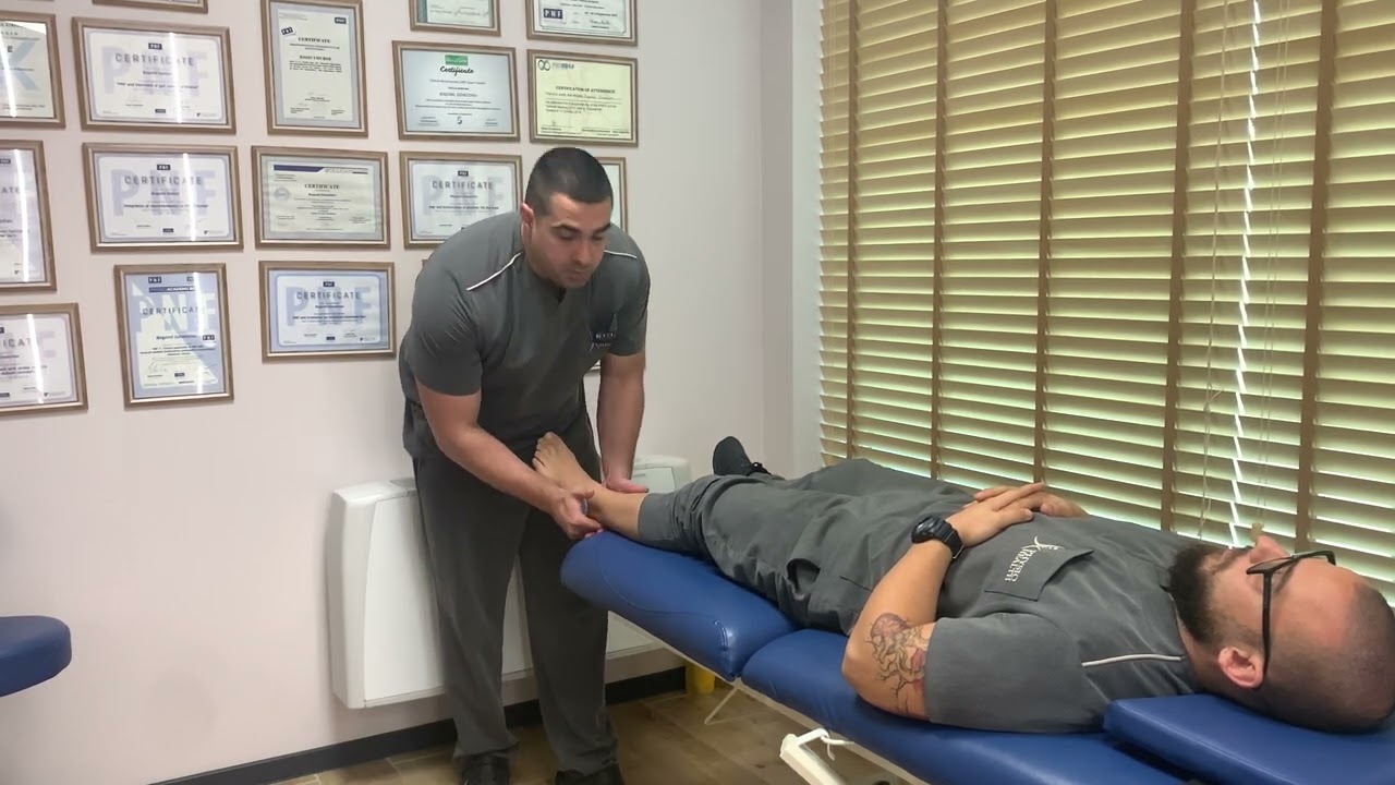 Навяхване на глезена става