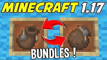 Minecraft 1.17 - NEW! Portable Storage Bundles (Minecraft 1.17 Snapshot 20w45a)