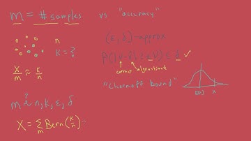 [Introductory] Using a Chernoff bound to bound number of samples to achieve a good approximation