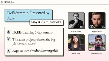 ETHOnline 💸 DeFi Summit - Presented by Aave