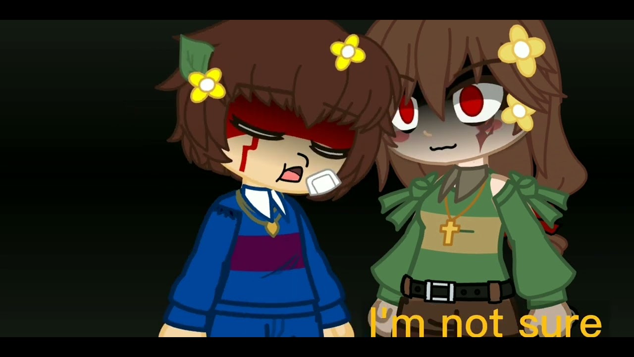 Frisk Using Save Point Frisk, What happened to the save point?•°Gacha Club meme•°Original ...