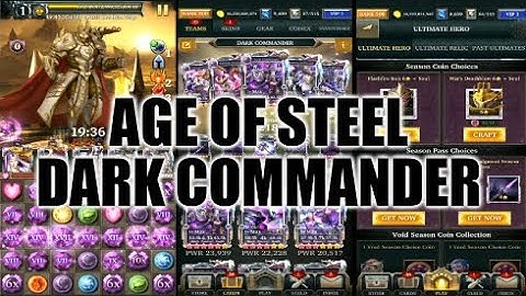 Legendary Game Of Heroes: Age Of Steel Event Gameplay/Team Testing (Dark Commander)