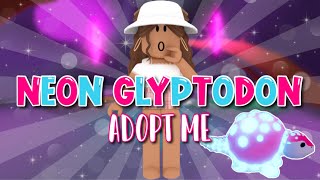 Making a neon Glyptodon| Adopt me Roblox