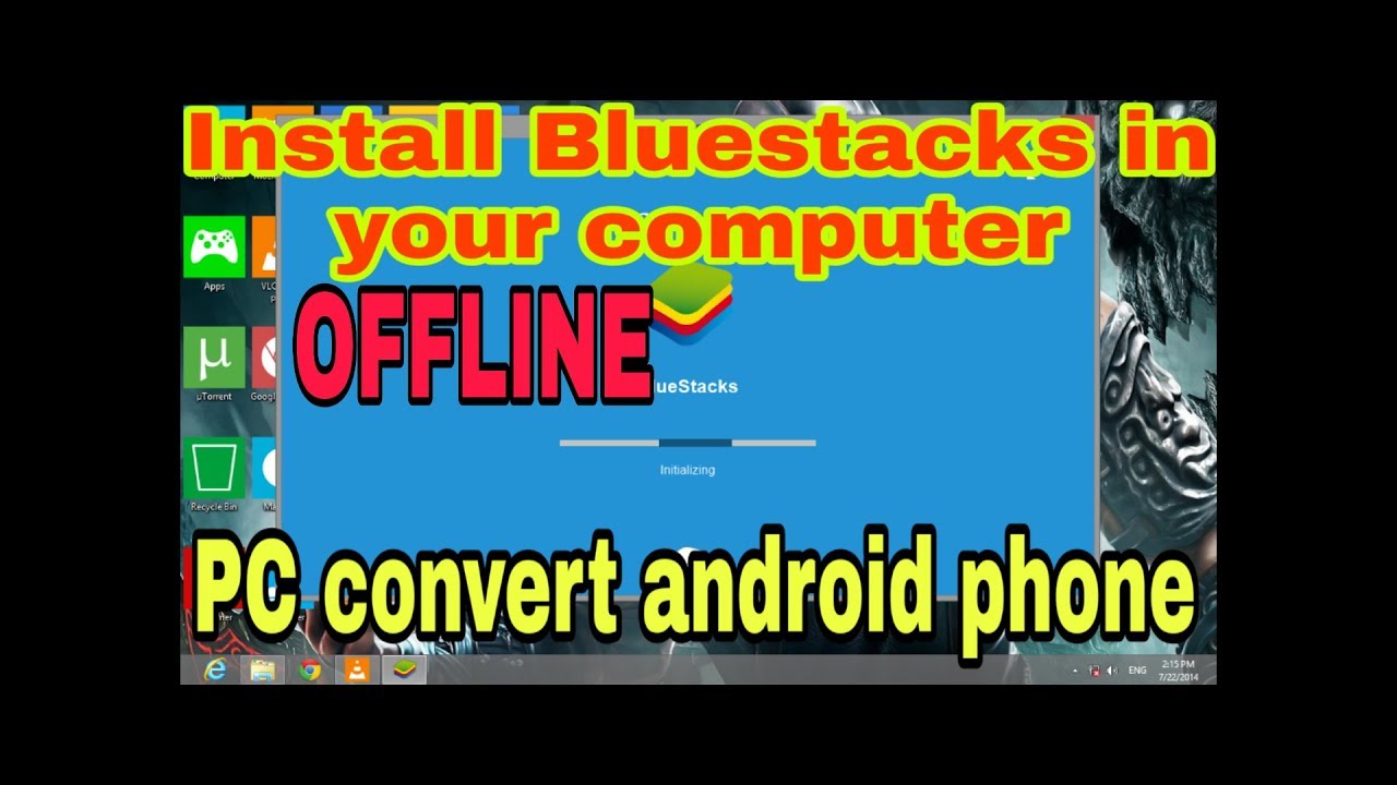 Install bluestack in computer - YouTube