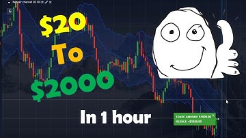 20$ to 2000$ in pocket option trading - Binary option is a scam - check the description
