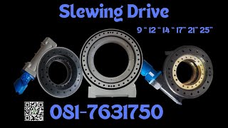 Slewing Drive ขนาด 9“ 12” 13“ 17” 21“ 25” มอเตอร์ขับเคลื่อนเฟืองหมุน