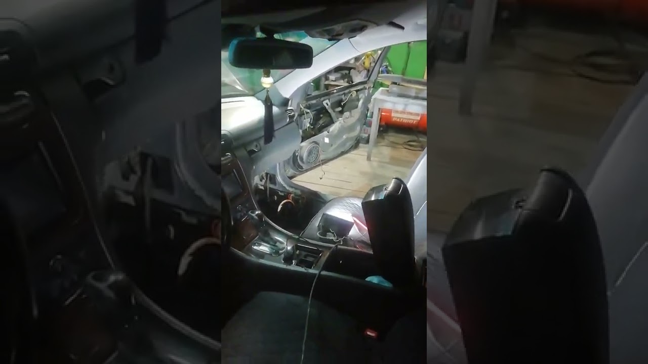 ремонт регулировки зеркал, мерседес w203 - YouTube