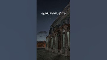 وينجي الله الذين اتقوا بمفازتهم لا يمسهم السوء ولا هم يحزنون﴾ سورة الزمر #تلاوات_قرأنيه #قران_كريم