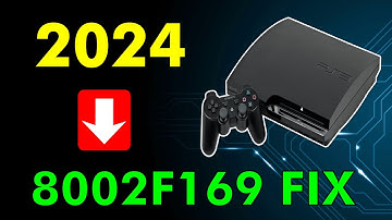 PS3 update 8002F169 FIX 2024