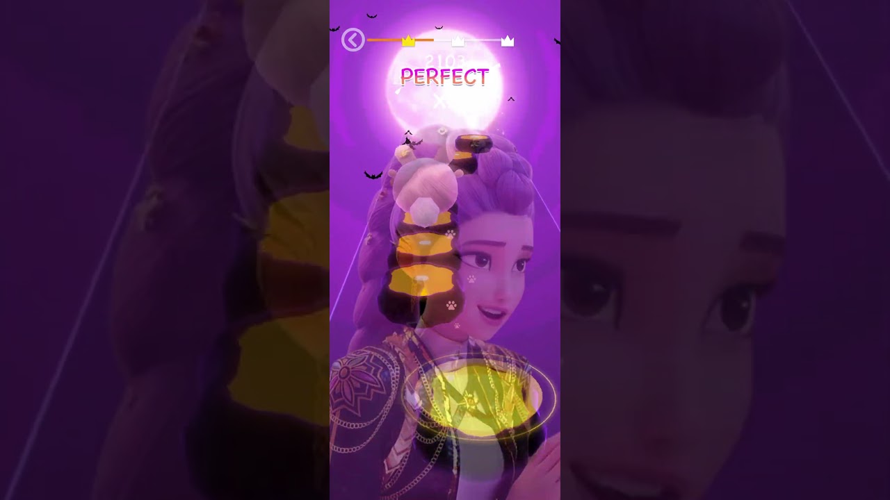 “Golden” (HUNTR/X) Kpop Demon Hunters | Dancing Cat X Dancing Road #kpopdemonhunters #huntrix