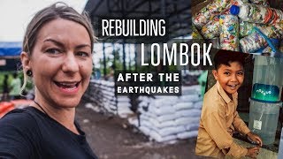 Eco Rebuilding Lombok After Earthquakes Earthbag Building Eco Bricks And Water Filters