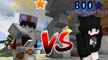 Stream Sniping EGO DAMAGED Egirl in Hypixel Bedwars | EmmilyTV (Hackusated)