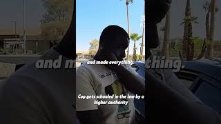 Cop gets schooled in the law by a higher authority part 1. Full clip on: Body Camera Stories