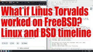 What if Linus Torvalds worked on FreeBSD? The first years of Linux and BSDs - March 2025 - b19e78c8