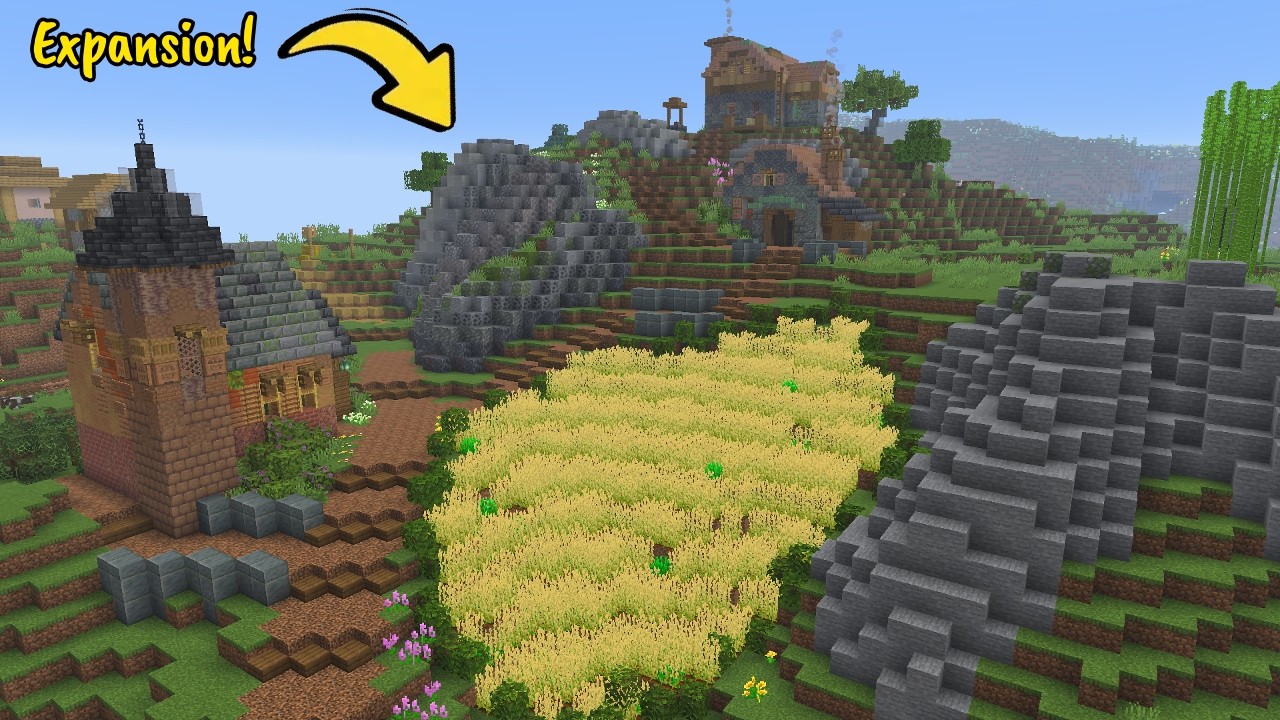I built a Farming region in my Minecraft Forever World. - YouTube
