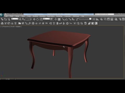 Создание интерьеров в 3DS MAX Урок 11. Моделирование столика