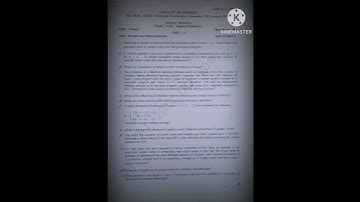 #Bsc Applied statistics 1 5thsemester question paper 2024(Regular)#degree #ou