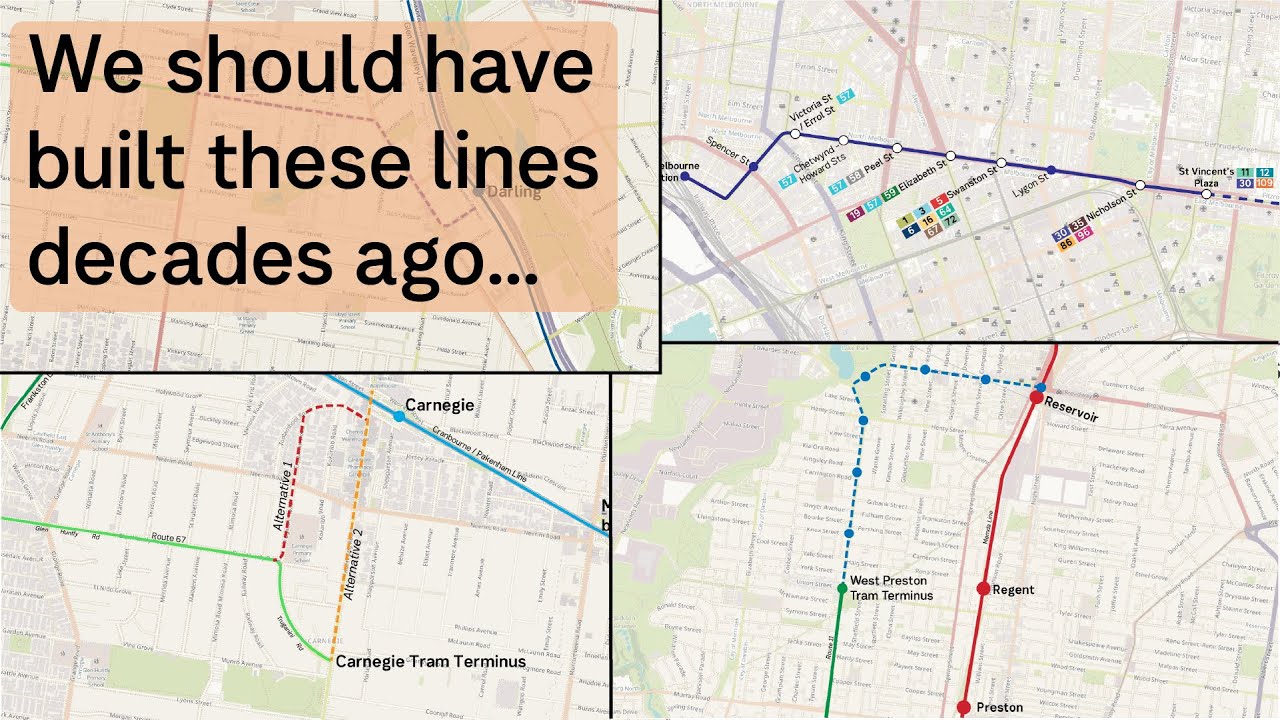 5 easy tram extensions to make Melbourne's transit better
