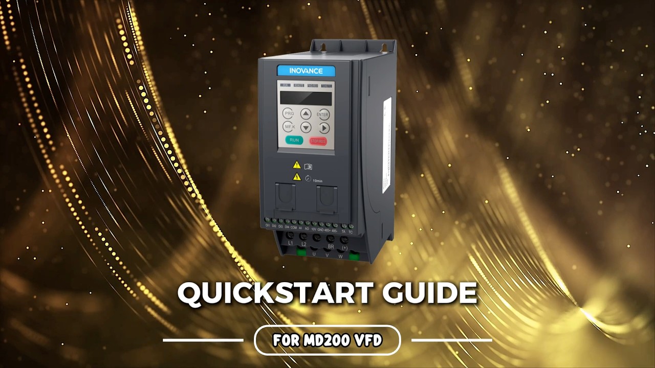 Md200 Inovance MD200 Quickstart Guide - MROSupply - YouTube