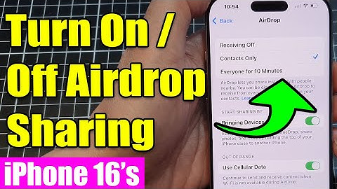 iPhone 16/16 Pro Max: How to Turn On/Off Airdrop Sharing
