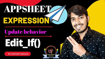 Edit_if expression in appsheet | data enrty allowed but edit not allowed in appsheet | Edit magic |
