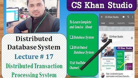 Distributed Transaction Processing System lecture 17